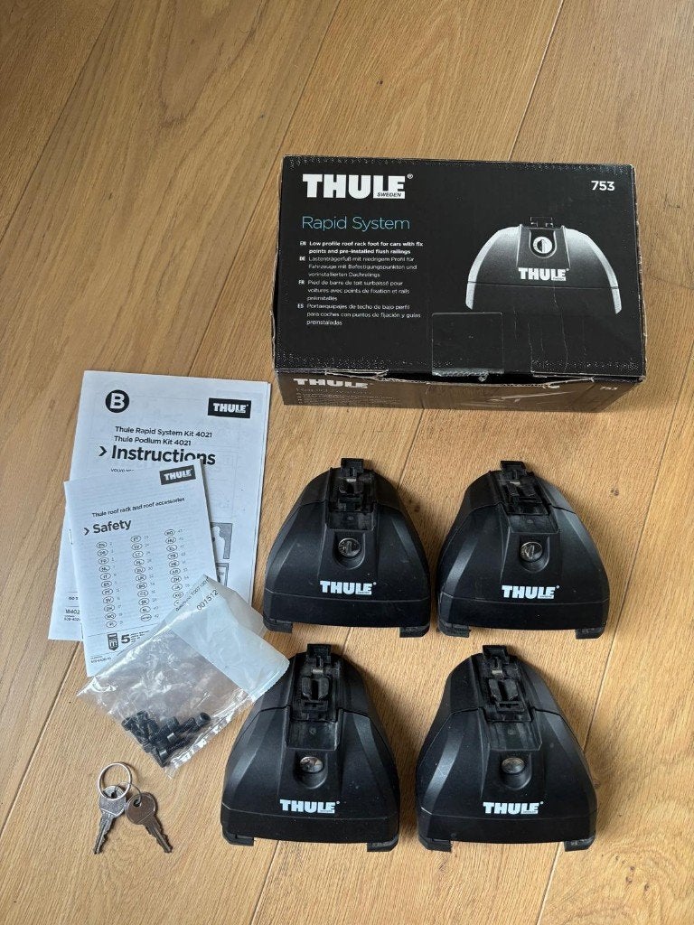 Thule Rapid System - montagevoeten voor dakkoffer, Auto diversen, Dakdragers, Ophalen, Gebruikt