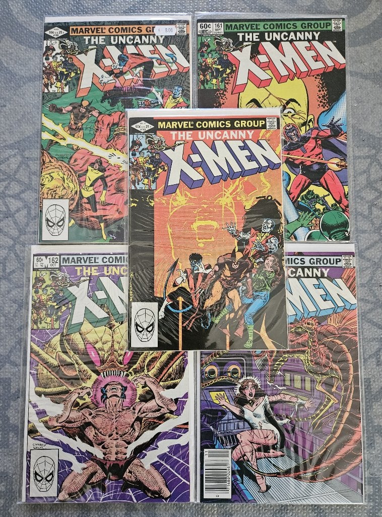 the Uncanny X-Men (vol.1) #159-163 (1982), Boeken, Strips | Comics, Gelezen, Complete serie of reeks, Ophalen of Verzenden