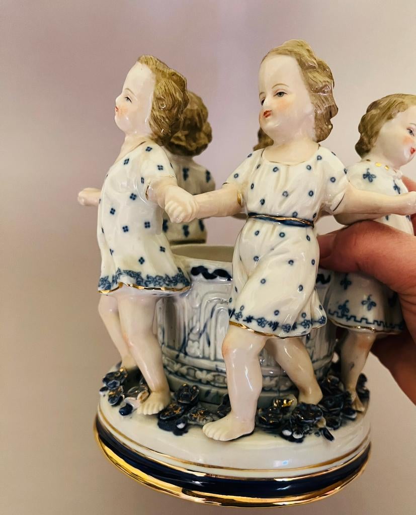 Cache-pot pour enfants en porcelaine de Meissen, bol rond, Antiquités & Art, Antiquités | Porcelaine, Enlèvement
