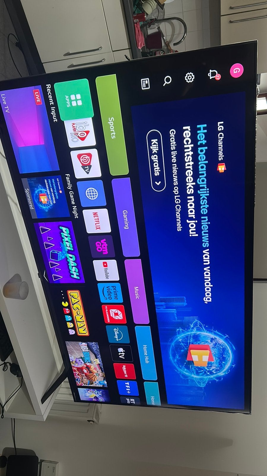 LG UHD AI THINQ 70UR80, Comme neuf, Enlèvement, 4k (UHD), LG
