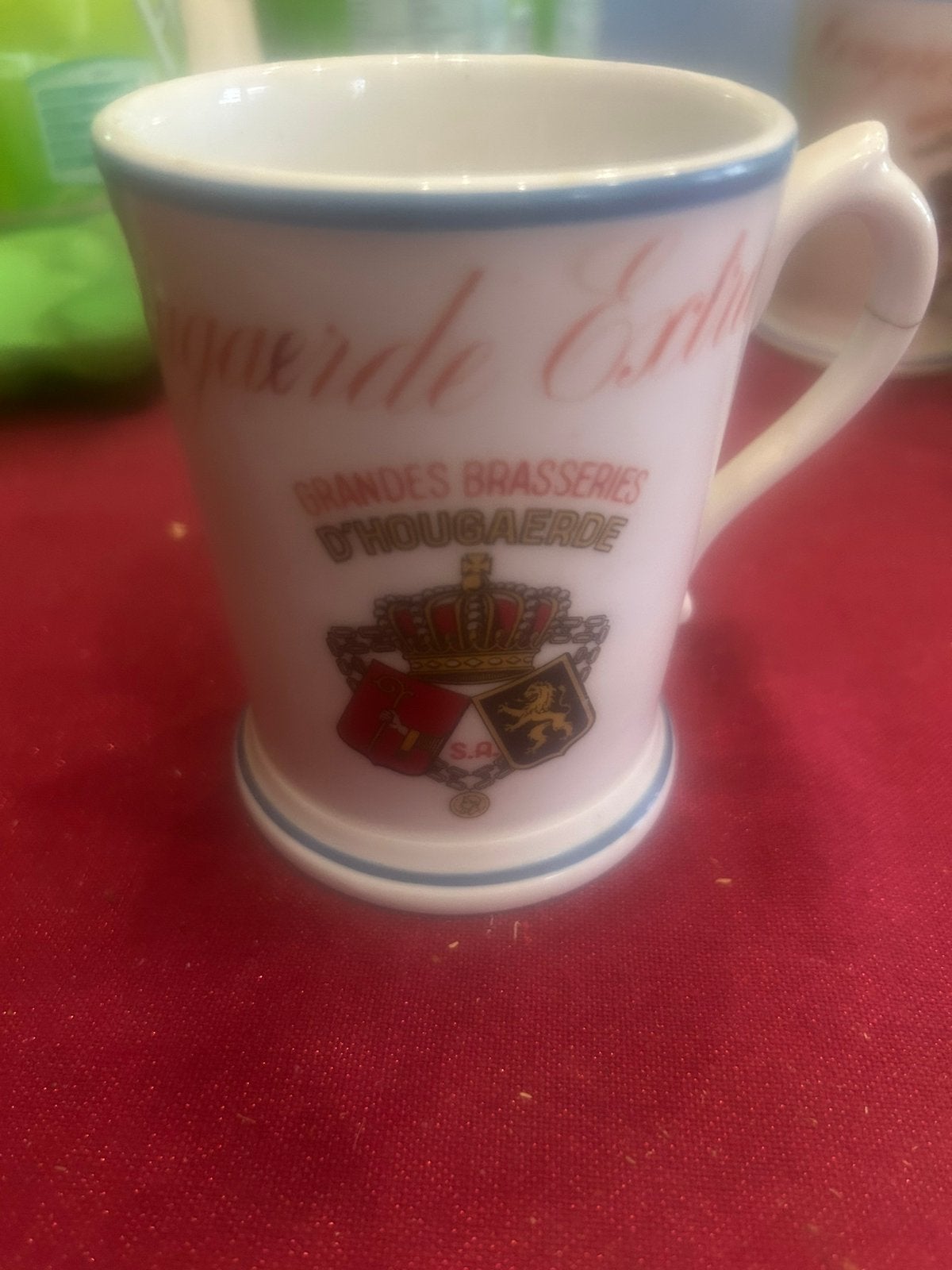 Porcelaine tas hougaerde grandes brasseries, Enlèvement, Utilisé, Verre ou Verres, Autres marques