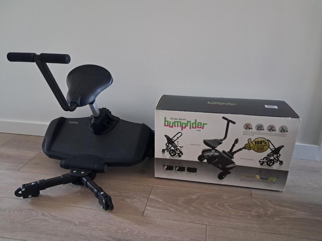 Bumprider meerijdplankje met zitje, Ophalen
