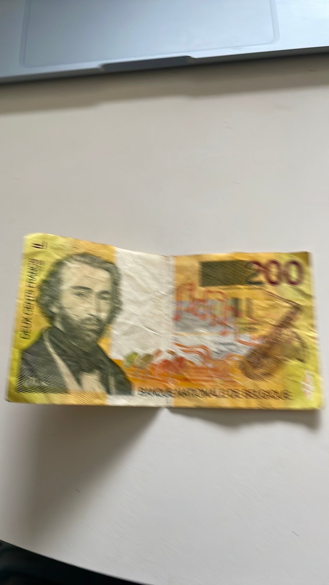 Biljet 200 Frank België, Postzegels en Munten, Ophalen of Verzenden