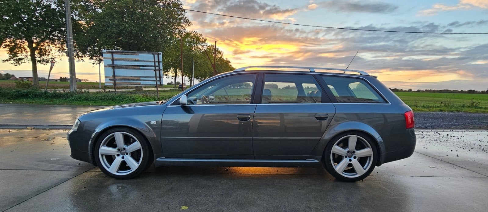 AUDI RS6 4.2L V8 450CH, Autos, Cuir, Argent ou Gris, Achat, Sièges électriques