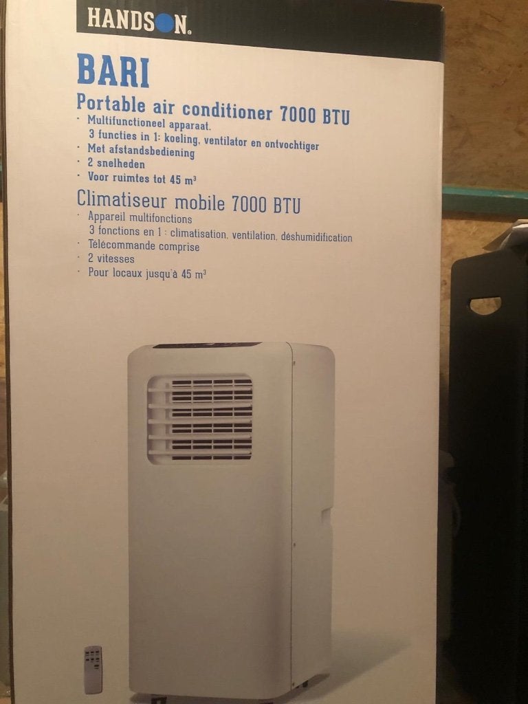 Mobiele airco, Ophalen, Mobiele airco