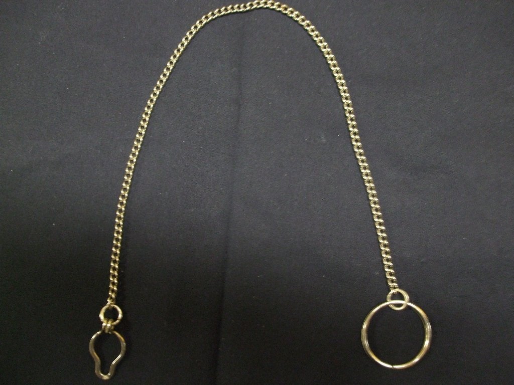 Sleutelketting met sleutelring knopring vernikkeld, Ophalen of Verzenden, Nieuw