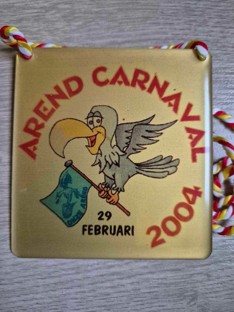 Carnaval Aalst medaille Arend carnaval 2004, Postzegels en Munten, Ophalen of Verzenden