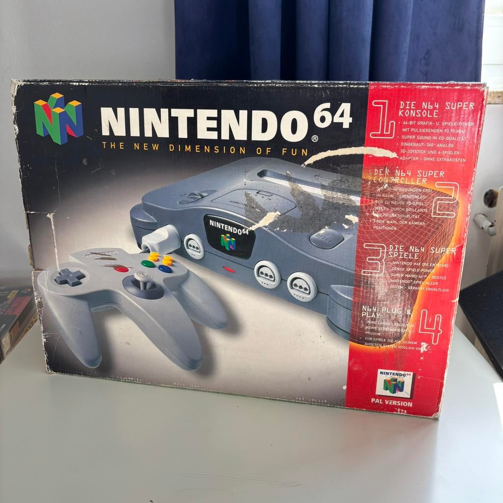 Console Nintendo 64 avec boite, Games en Spelcomputers, Spelcomputers | Nintendo 64, Verzenden, Gebruikt, Met 1 controller