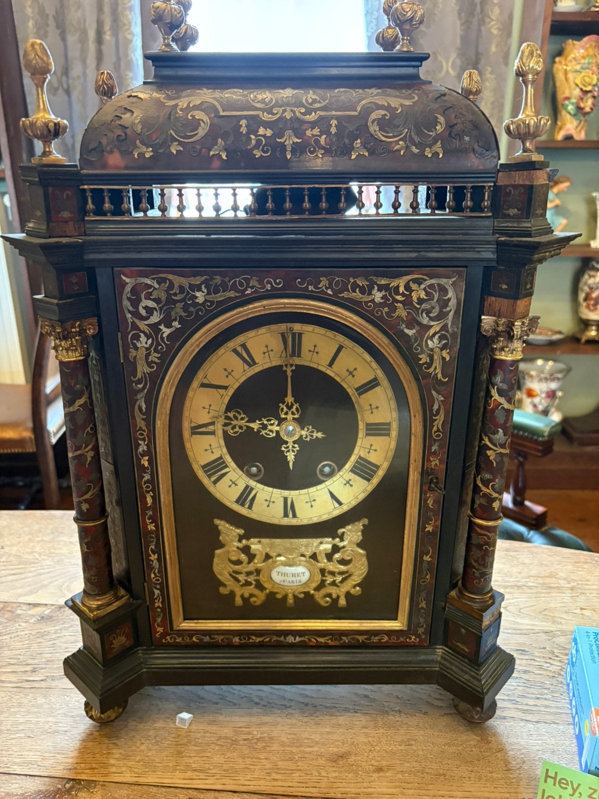 Belle horloge Boulle authentique, Enlèvement
