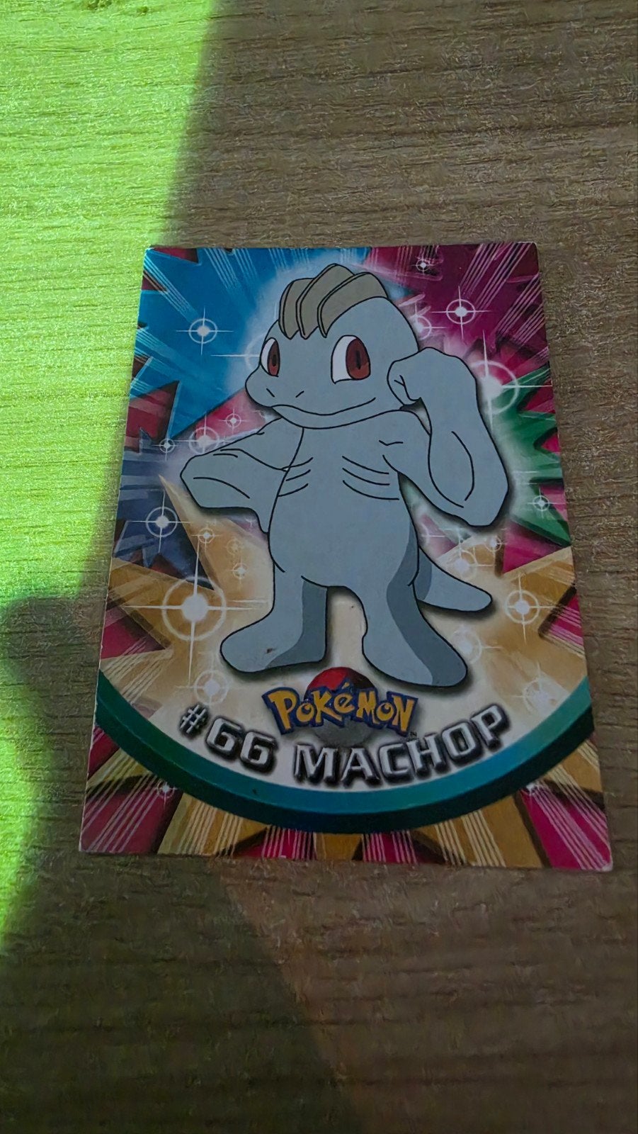 machop #66 Pokémon topps, Enlèvement