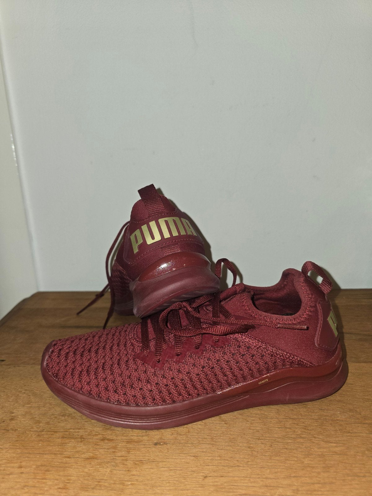 Baskets Puma Ignite Flash Varsity – Bordeaux – Taille 38.5, Puma, Autres couleurs, Sneakers et Baskets, Comme neuf