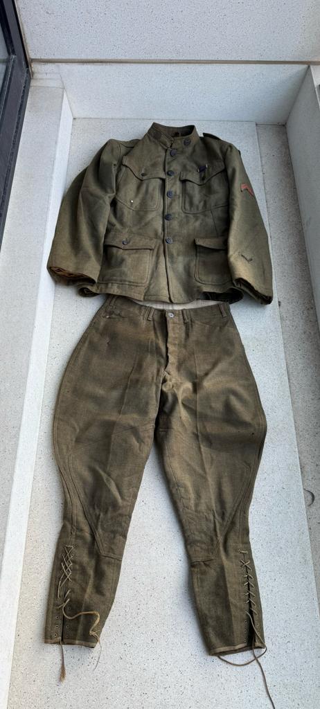 Wo1 Amerikaans uniform 88 Division ( jas + broek ), Ophalen of Verzenden