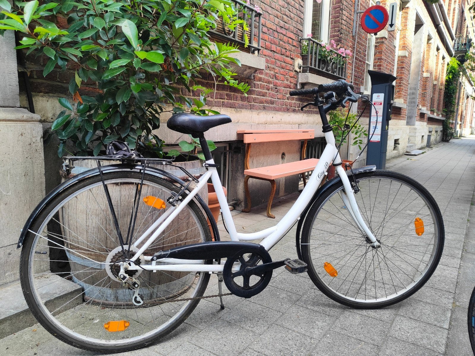 Damesfiets meisjesfiets studentenfiets stadsfiets city bike, Velgrem, Versnellingen, Zo goed als nieuw, 50 tot 53 cm