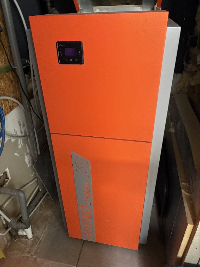 Pelletketel Winterofen Hydro 25 kW, Doe-het-zelf en Bouw, Ophalen, Gebruikt, Cv-ketel of Combi-ketel