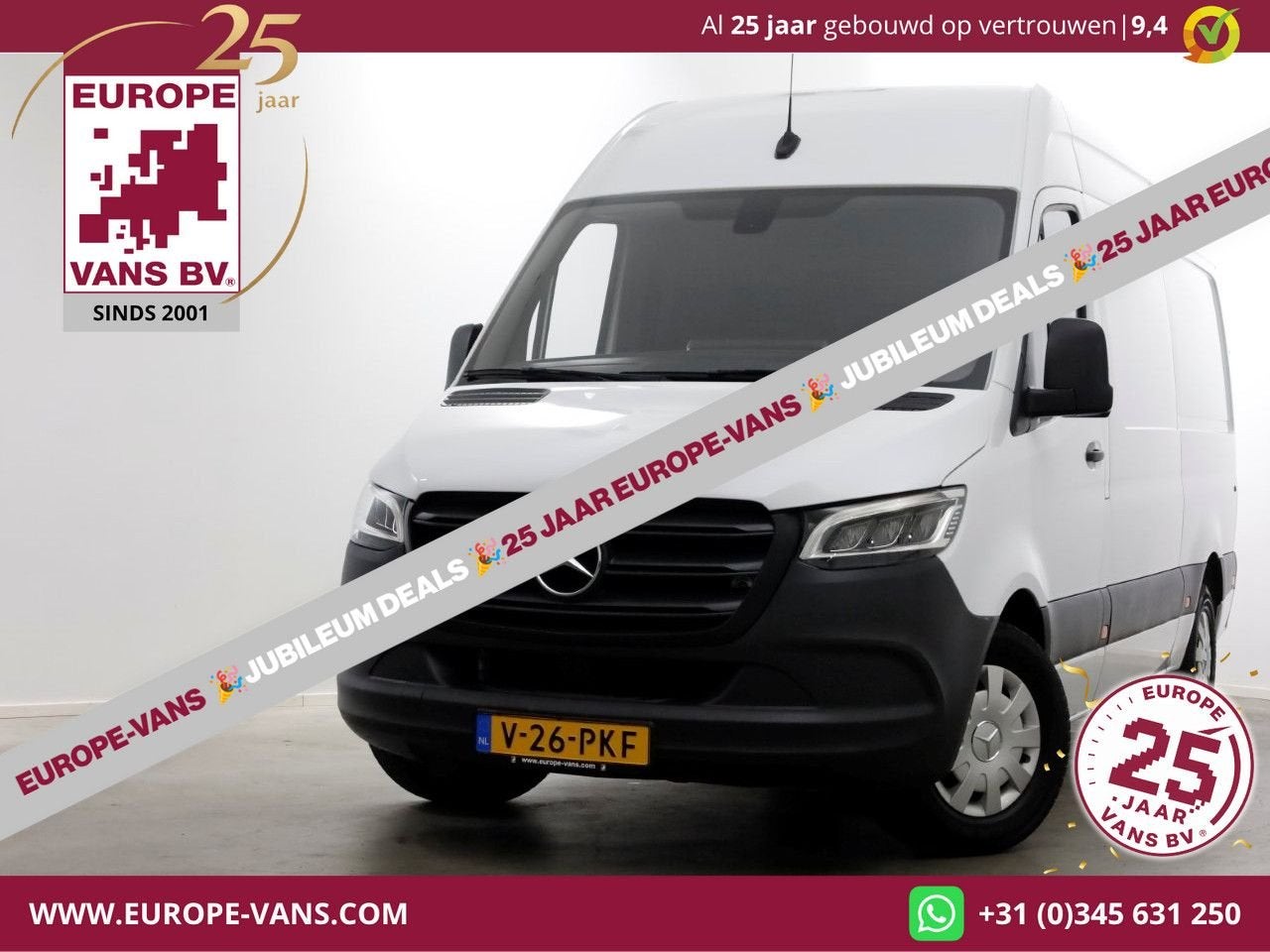 Mercedes-Benz Sprinter 317 CDI 170pk RWD L2H2 LED/Airco/Came, Autos, Achat, Electronic Stability Program (ESP), Entreprise, Mercedes-Benz