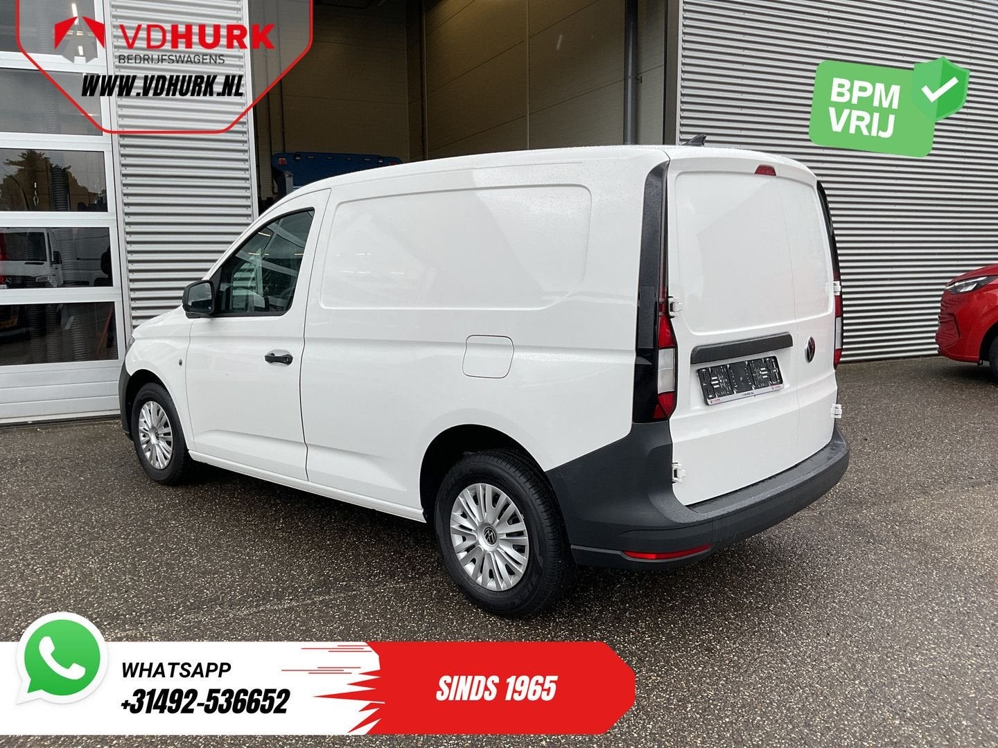 Volkswagen Caddy Cargo 2.0 TDI 100 pk Omvormer/ Sortimo/ Cru, Electronic Stability Program (ESP), Wit, Bedrijf, Te koop