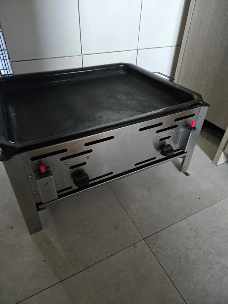 Gas bakplaat, Ophalen