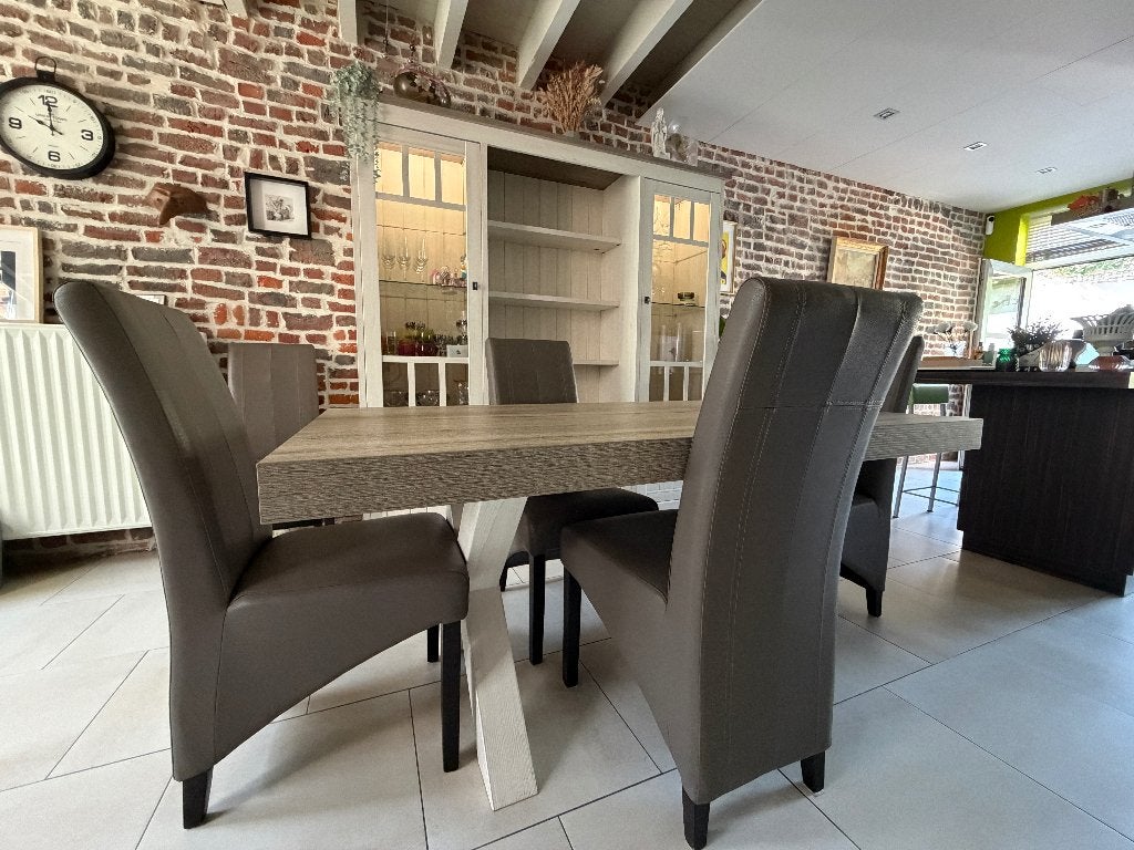 Salle à manger complète, Maison & Meubles, Salles à manger complètes, Utilisé, 4 à 6 chaises, Enlèvement