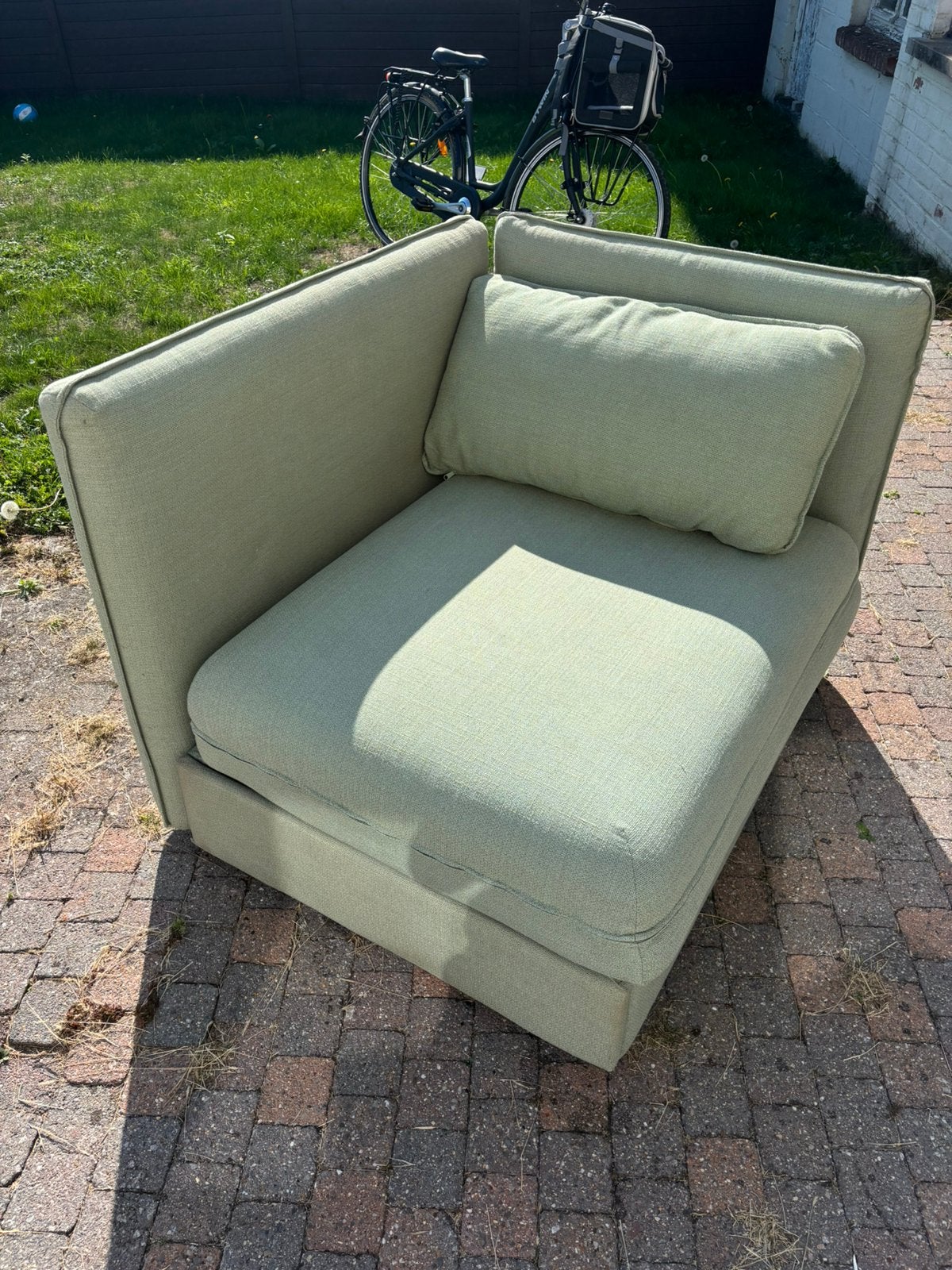 Canapé lit ikea Vallentuna fauteuil avec coussin, Enlèvement, Utilisé