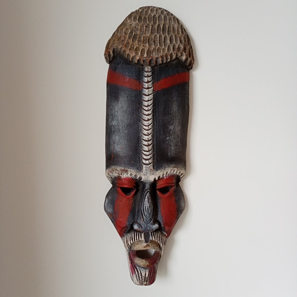 Afrikaans beeld, Ophalen of Verzenden, Beeld, Hout, Beschilderd