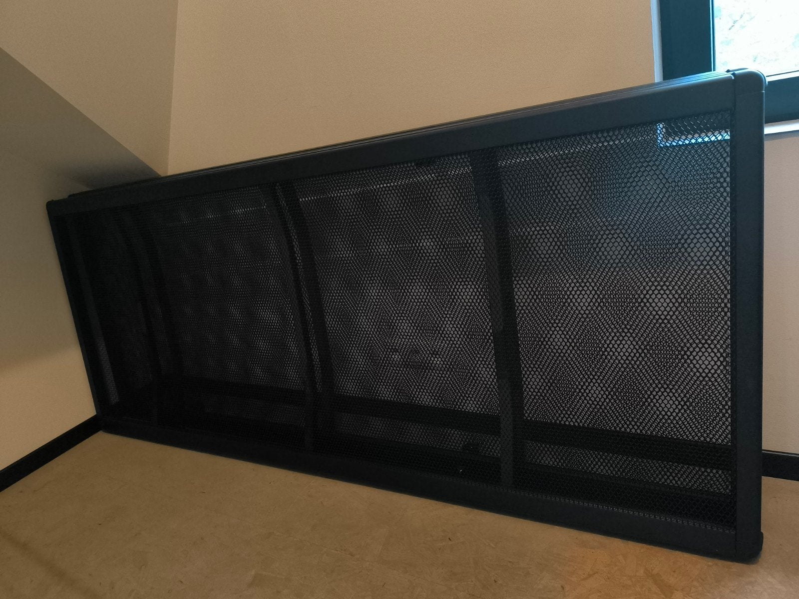2x Auping lattenbodem 90x220 (180x220), Huis en Inrichting, Ophalen, Zwart, Zo goed als nieuw, 180 cm
