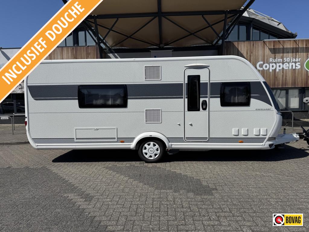 Hobby Excellent 560 WFU 2023 NIEUWE TENT + MOVER!, Rondzit, Schokbreker, 5 tot 6 meter, 1250 - 1500 kg