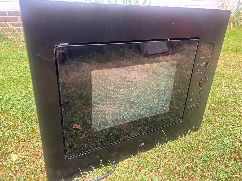 Bijna nieuwe gecombineerde magnetron/grill/heteluchtoven, Ophalen, Oven, Inbouw, Etna