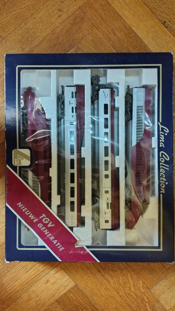 Train électrique Lima - Wagons et motrice, Enlèvement ou Envoi, Comme neuf, Locomotive, Lima