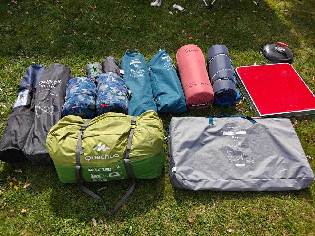 Kampeerset Quechua Arpenaz family 5.2 XL, Ophalen