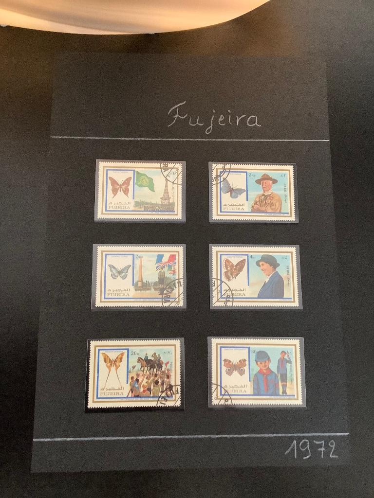 POSTZEGELS FUJEIRA (ARABISCHE EMIRATEN) 1972’, Ophalen, Gestempeld, Midden-Oosten