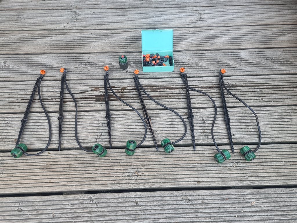 Irrigatiesysteem moestuin, Ophalen, Zo goed als nieuw