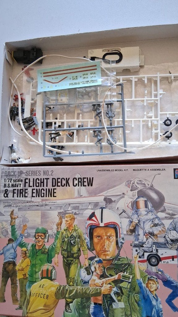 13 Fujimi Back up series  Flight deck crew & fire engine, Envoi, Utilisé, Autres types, Fujimi
