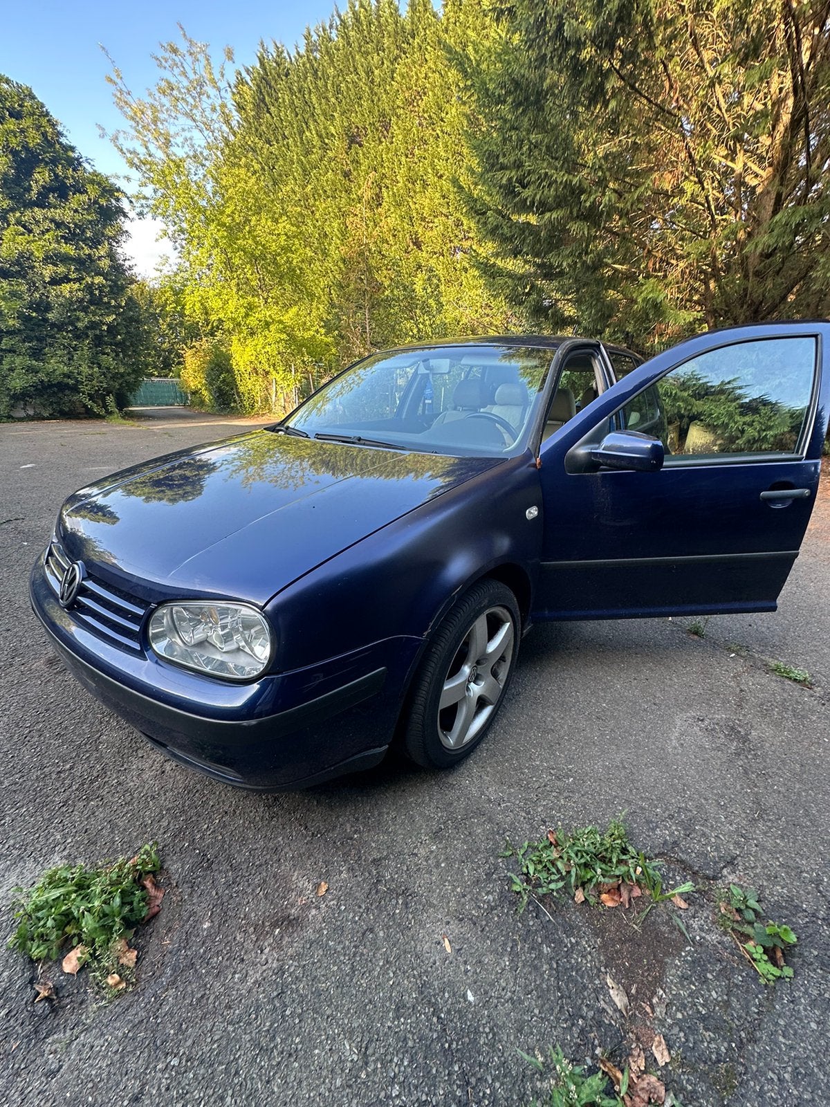 Volkswagen Golf 1.9TDI Automaat EXPORT, Auto's, Volkswagen, 4 cilinders, Blauw, 1415 kg, Leder