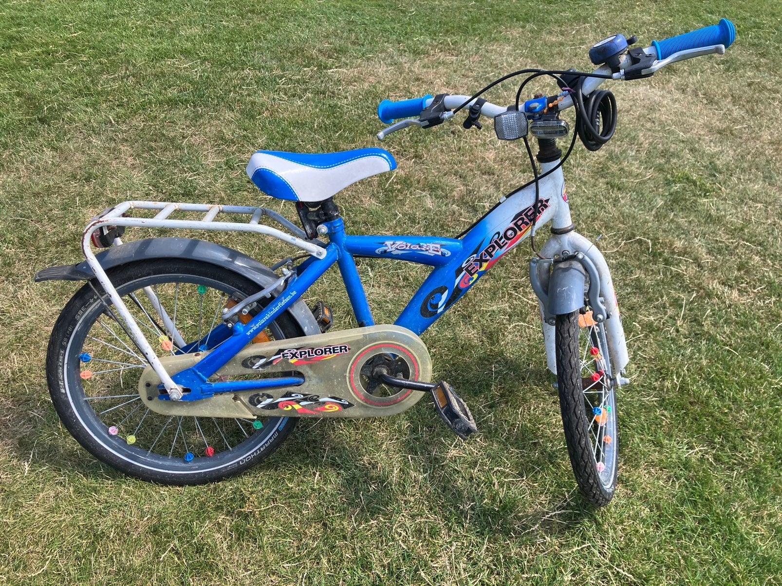 Kinderfiets 18 inch, Fietsen en Brommers, Fietsen | Kinderfietsjes, Ophalen, Gebruikt, Schijfrem, 16 tot 20 inch