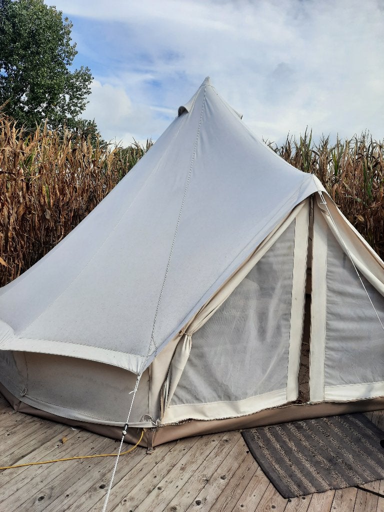 Sibley bell tent 5m - canvascamp, Caravans en Kamperen, Ophalen, Gebruikt