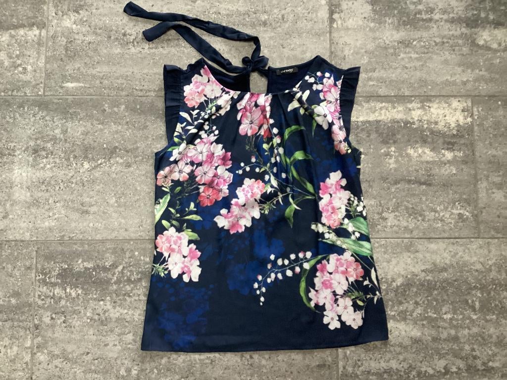 Top/shirt Orsay S, Blauw, Ophalen of Verzenden, Zo goed als nieuw, Orsay