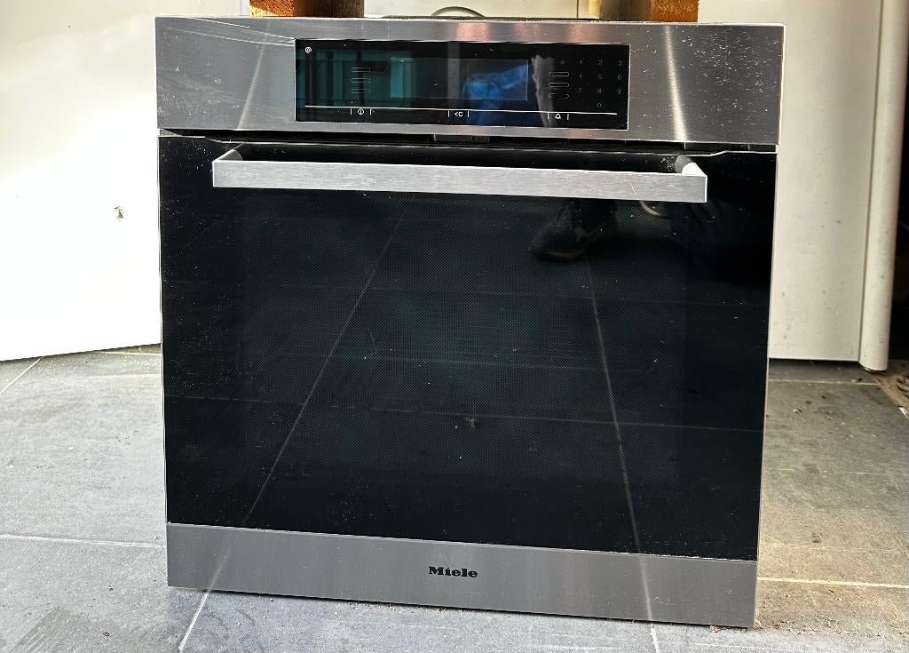 Miele Multifunctionele oven type H5681BP, Gebruikt, Hete lucht, Oven met grill, Inbouw