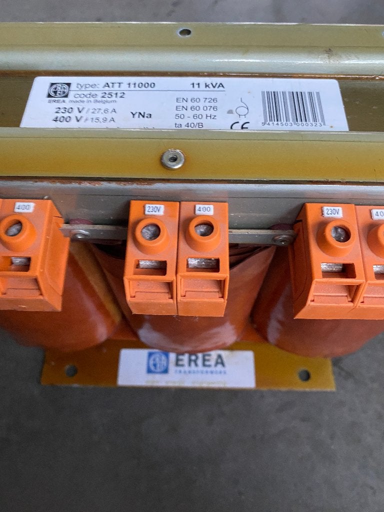 EREA ATT 11000 – 3-fase transformator 11 kVA – 230V  400V –, Doe-het-zelf en Bouw, Ophalen, Gebruikt