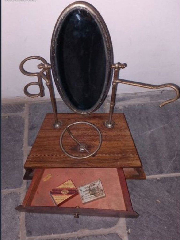 Petit présentoir barbier vintage, Enlèvement