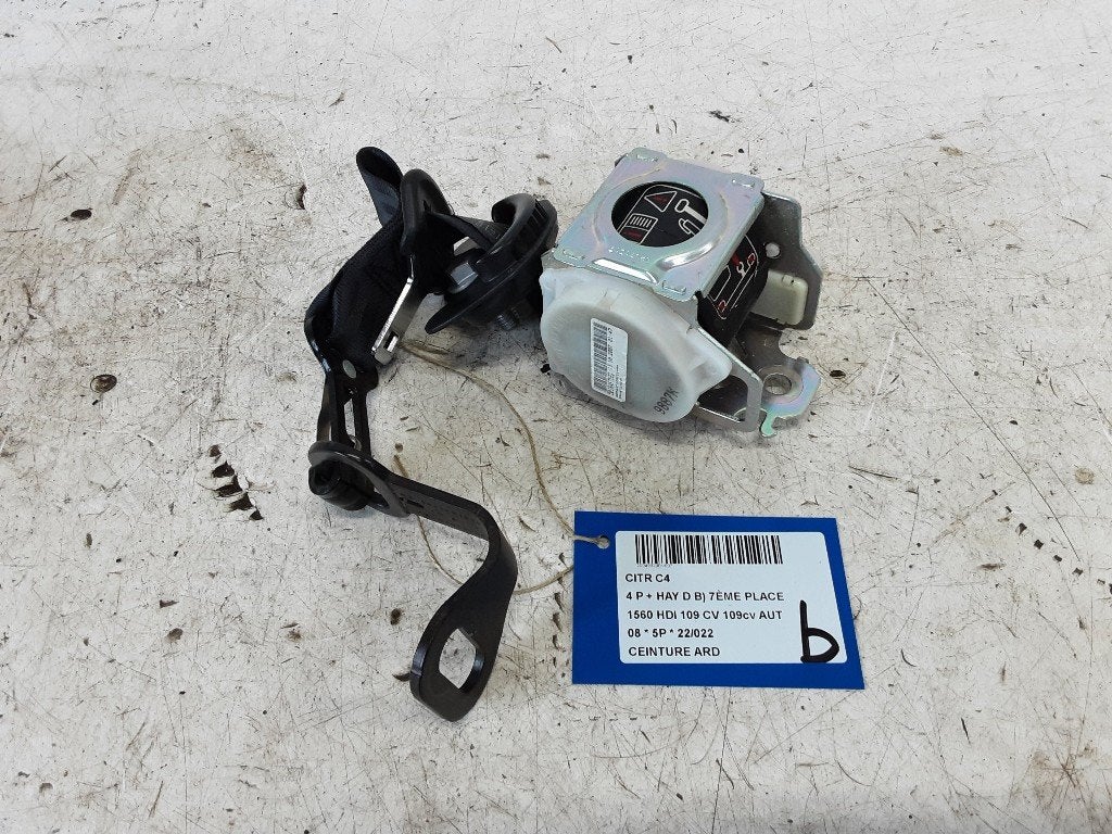 CEINTURE DE SECURITE ARRIERE DROITE C4 Grand Picasso (UA), Citroën, Kontakt-citroen@citroen.com, Utilisé, Citroën Deutschland GmbH