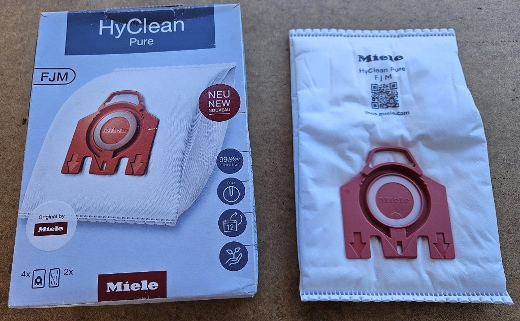 Sacs à poussière Miele FJM originaux (rouges), Enlèvement ou Envoi, Neuf, Miele