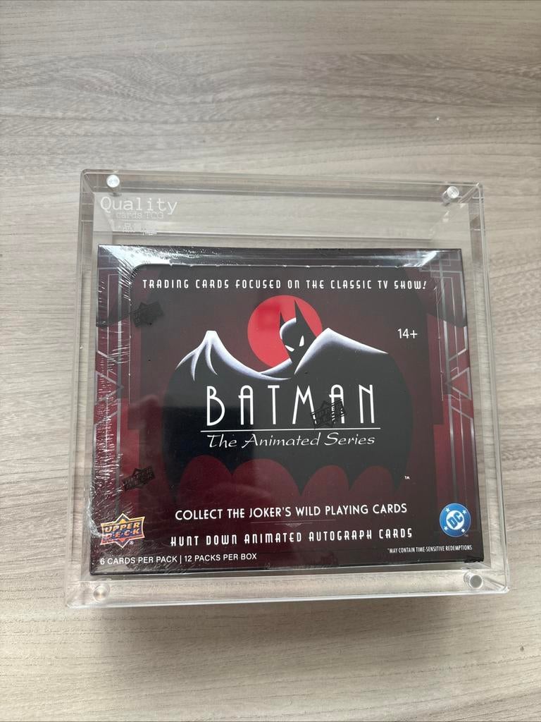 Acryl Acrylic case Upper Deck 2026 Batman  Series Hobby Box, Hobby en Vrije tijd, Ophalen of Verzenden, Booster