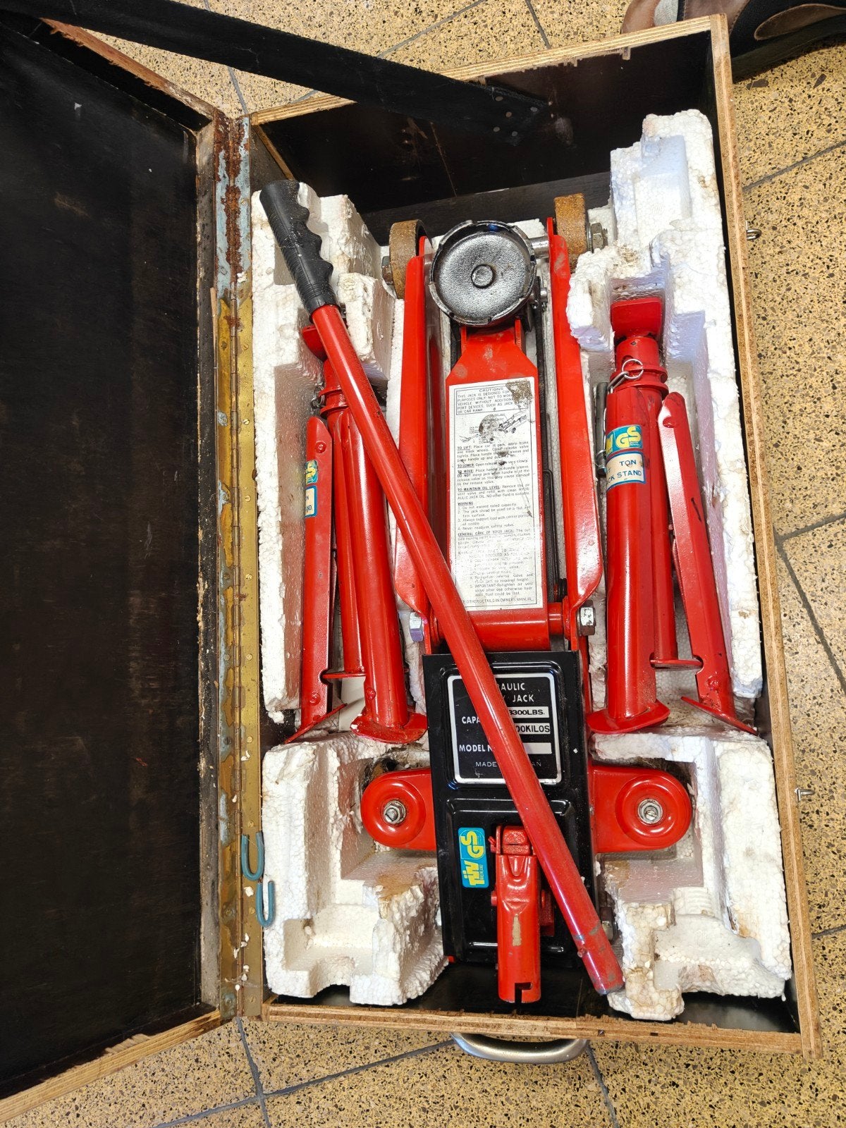 hydraulische hefkrik, Auto diversen, Ophalen, Gebruikt