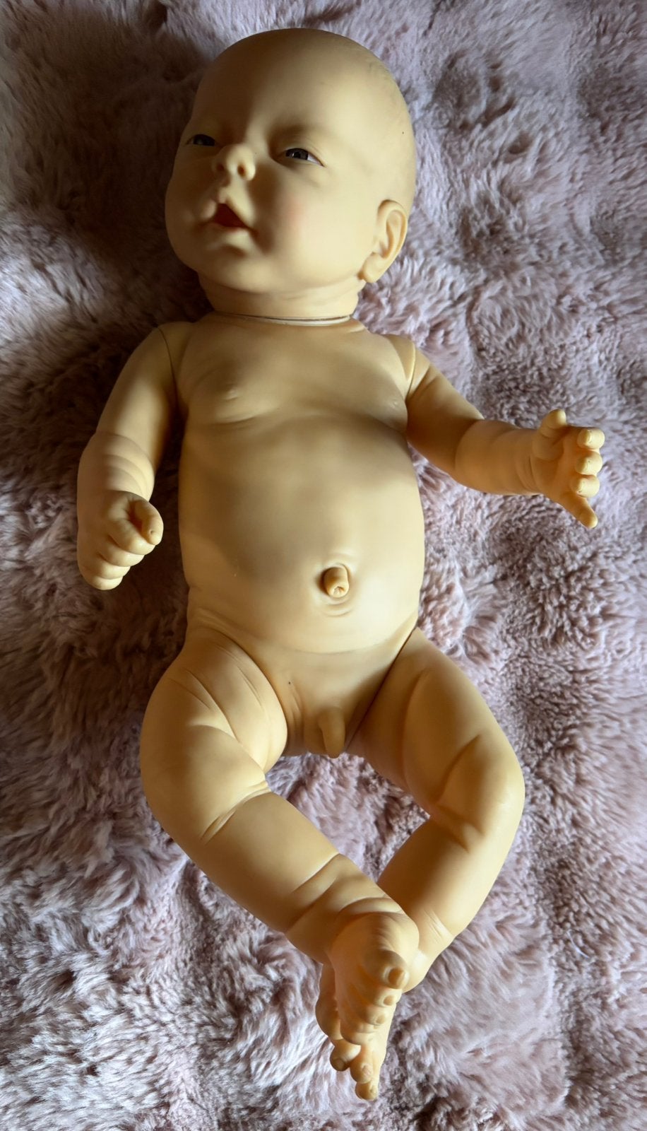 Babypop jongetje 47 cm., Verzamelen, Ophalen of Verzenden, Zo goed als nieuw, Babypop