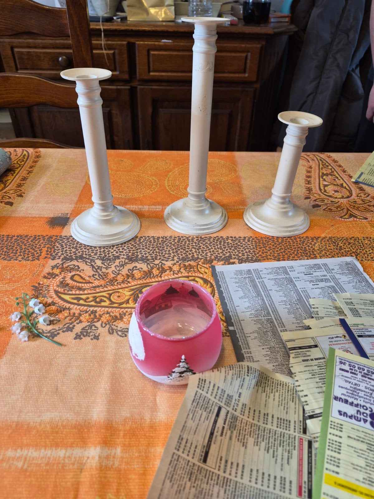 bougeoir 5 euros les 3, Maison & Meubles, Enlèvement