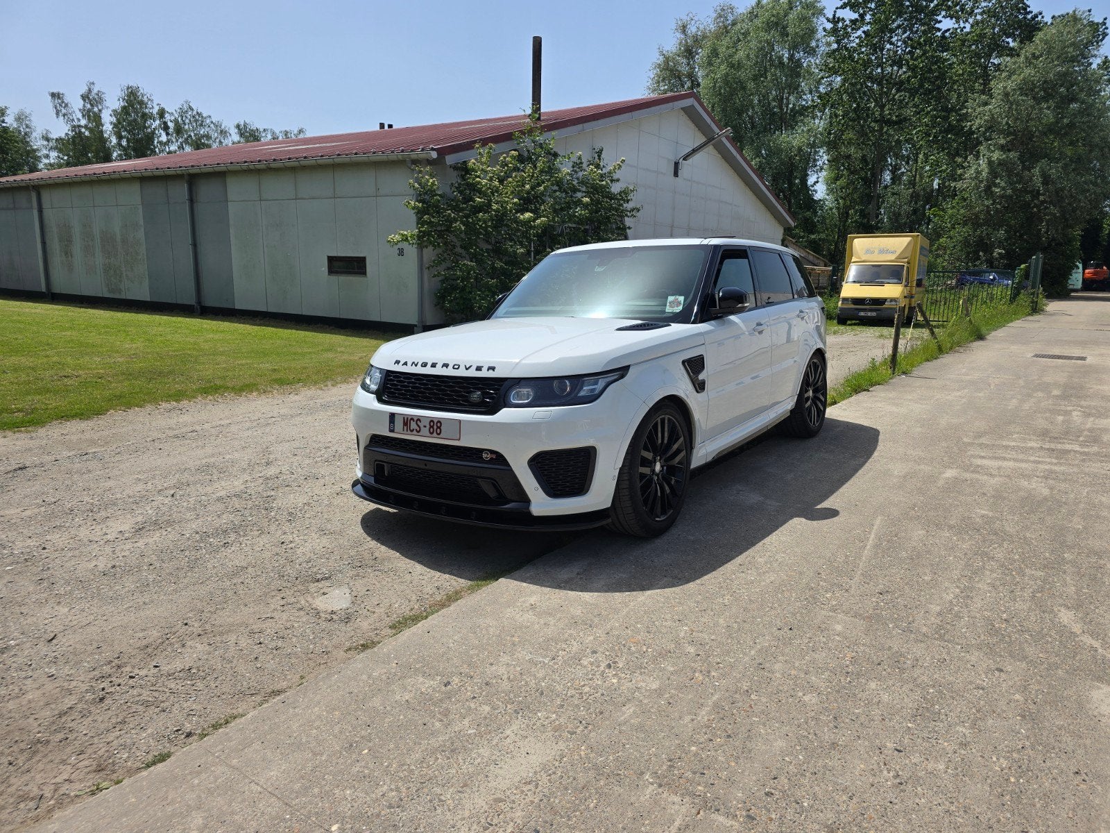 Range rover sport SVR, Auto's, Land Rover, Automaat, Elektronische parkeerrem, 5000 cc, Wit