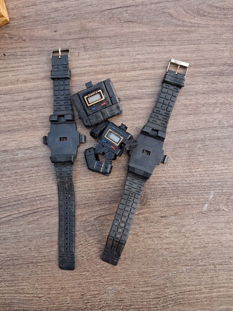 Vintage horloges, Kunststof, Gebruikt, Verzenden, Polshorloge