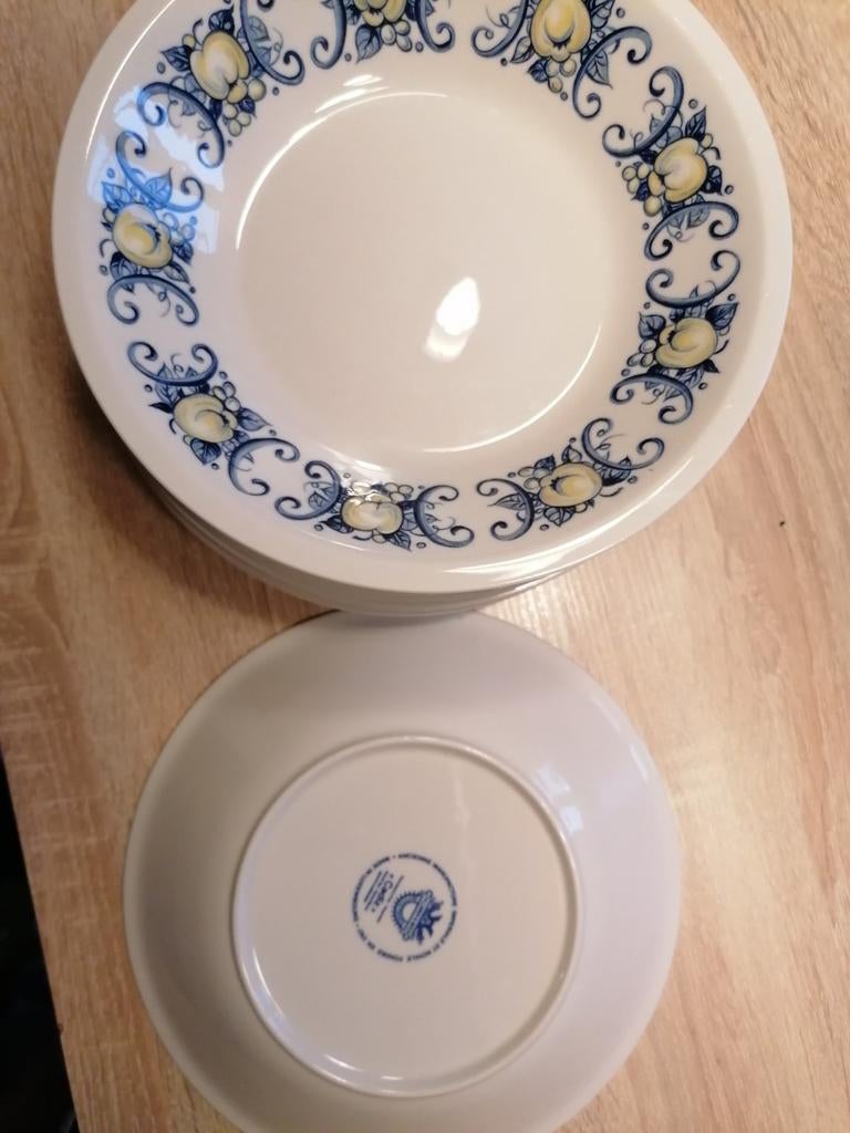 6 diepe borden Villeroy & Boch série Cadiz, Enlèvement, Assiettes(s)