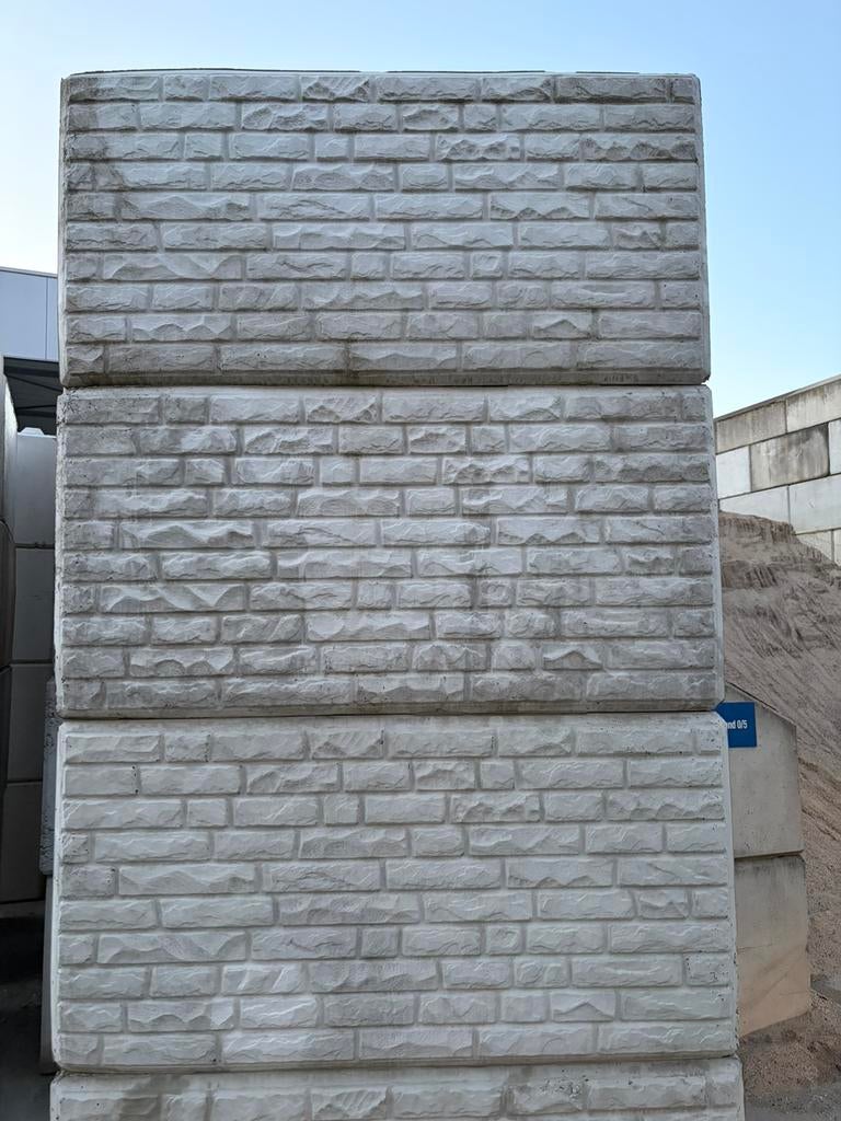 Betonnen stapelblokken betonblock 80x80x160cm sleufsilo, Doe-het-zelf en Bouw, Metselstenen, Ophalen, Nieuw