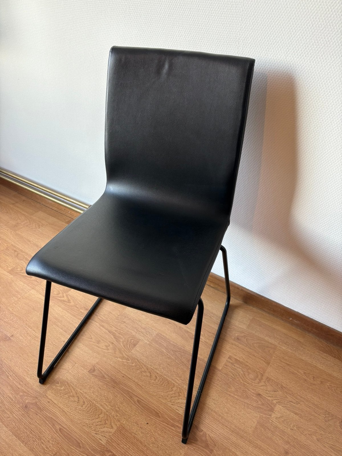 6 stoelen - stapelbaar, Métal, Enlèvement, Noir, Cinq, Six Chaises ou plus